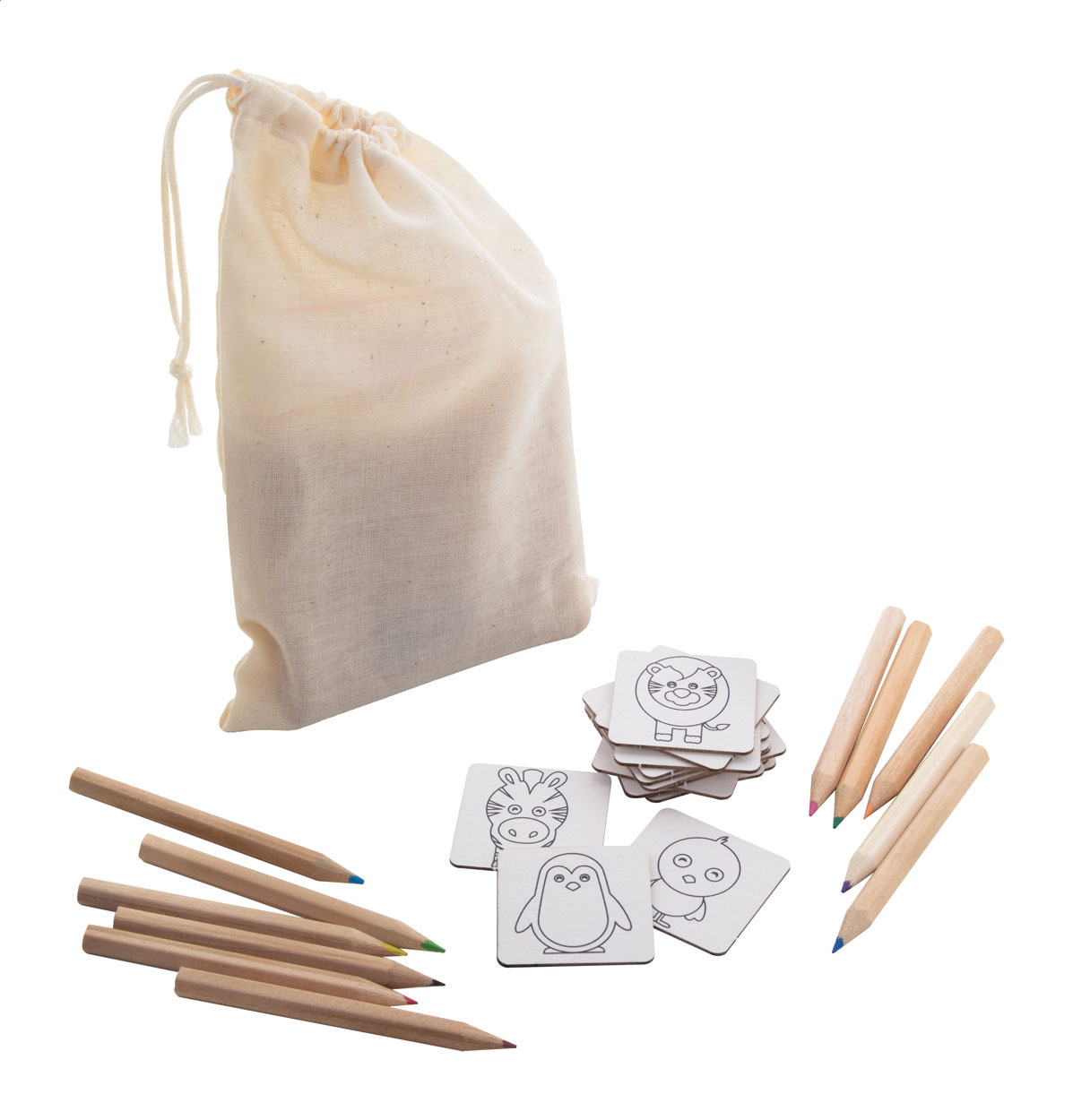 kleurgeheugenspel, milieu bedrukken met logo