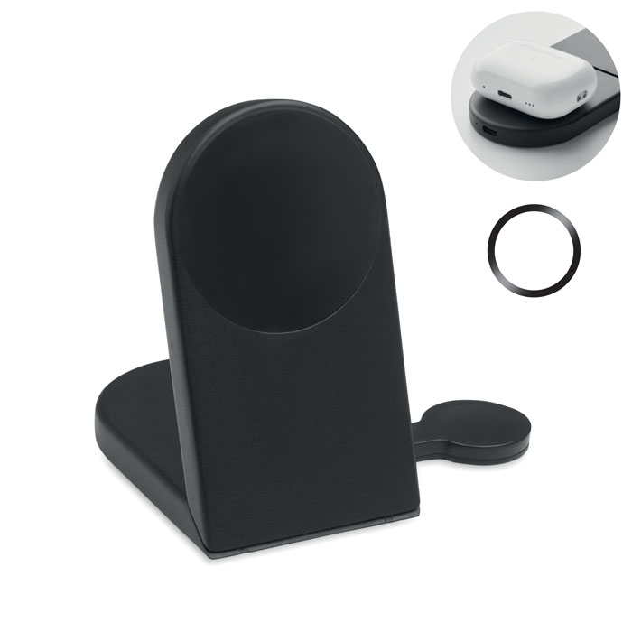 Opvouwbare 3-in-1 lader 15W bedrukken met logo