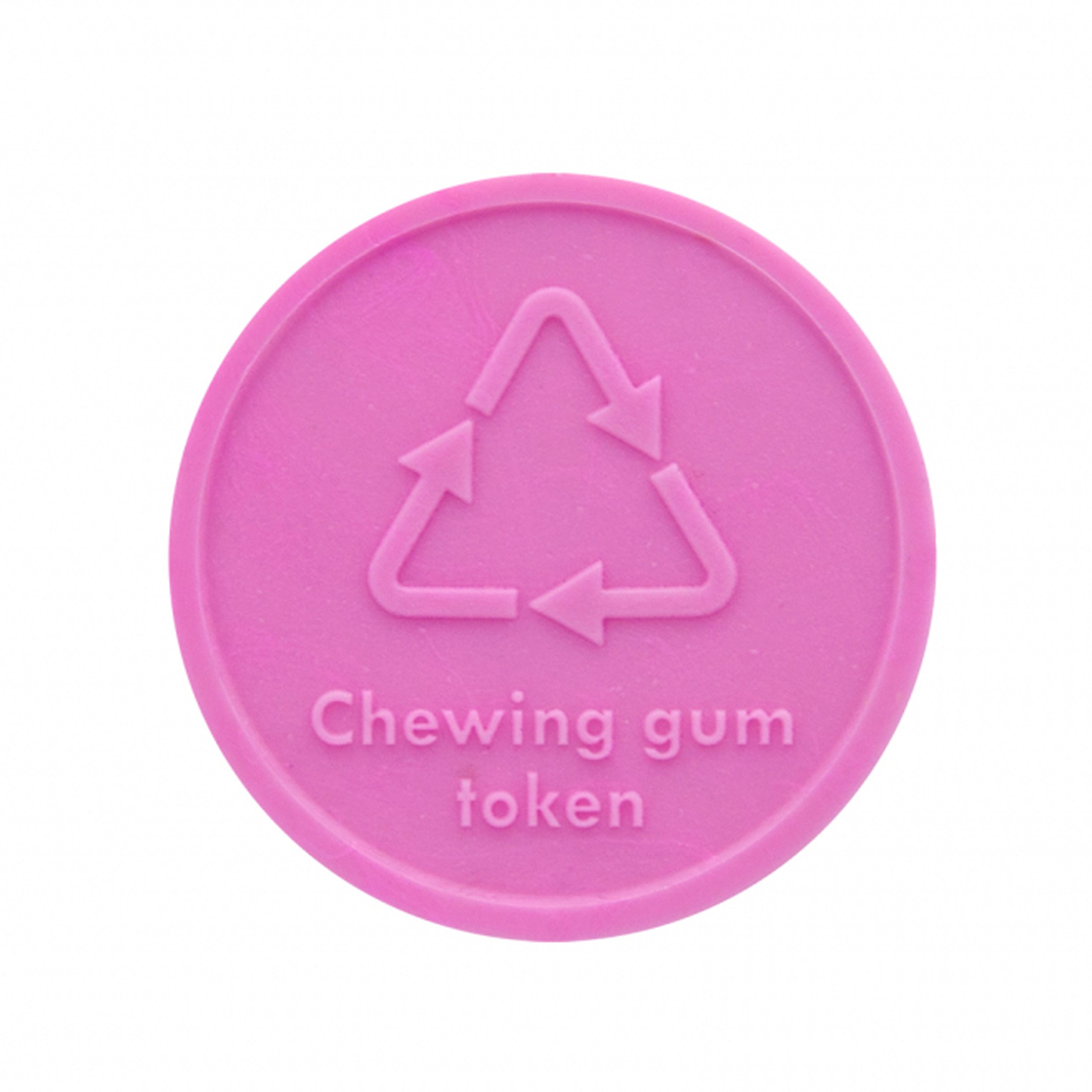 Embossed Chewing Gum Tokens bedrukken met logo