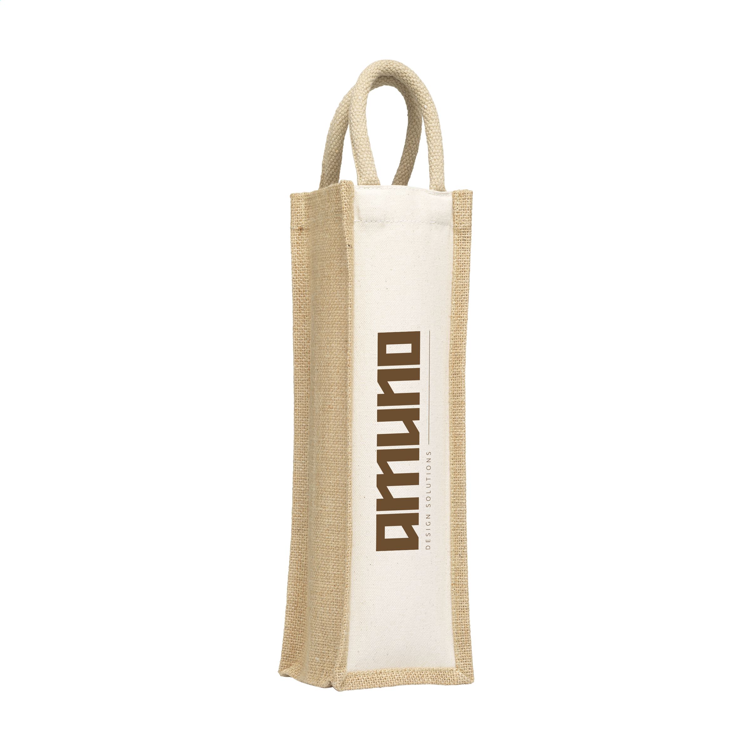Lubo Canvas Wine Bag wijntas bedrukken met logo