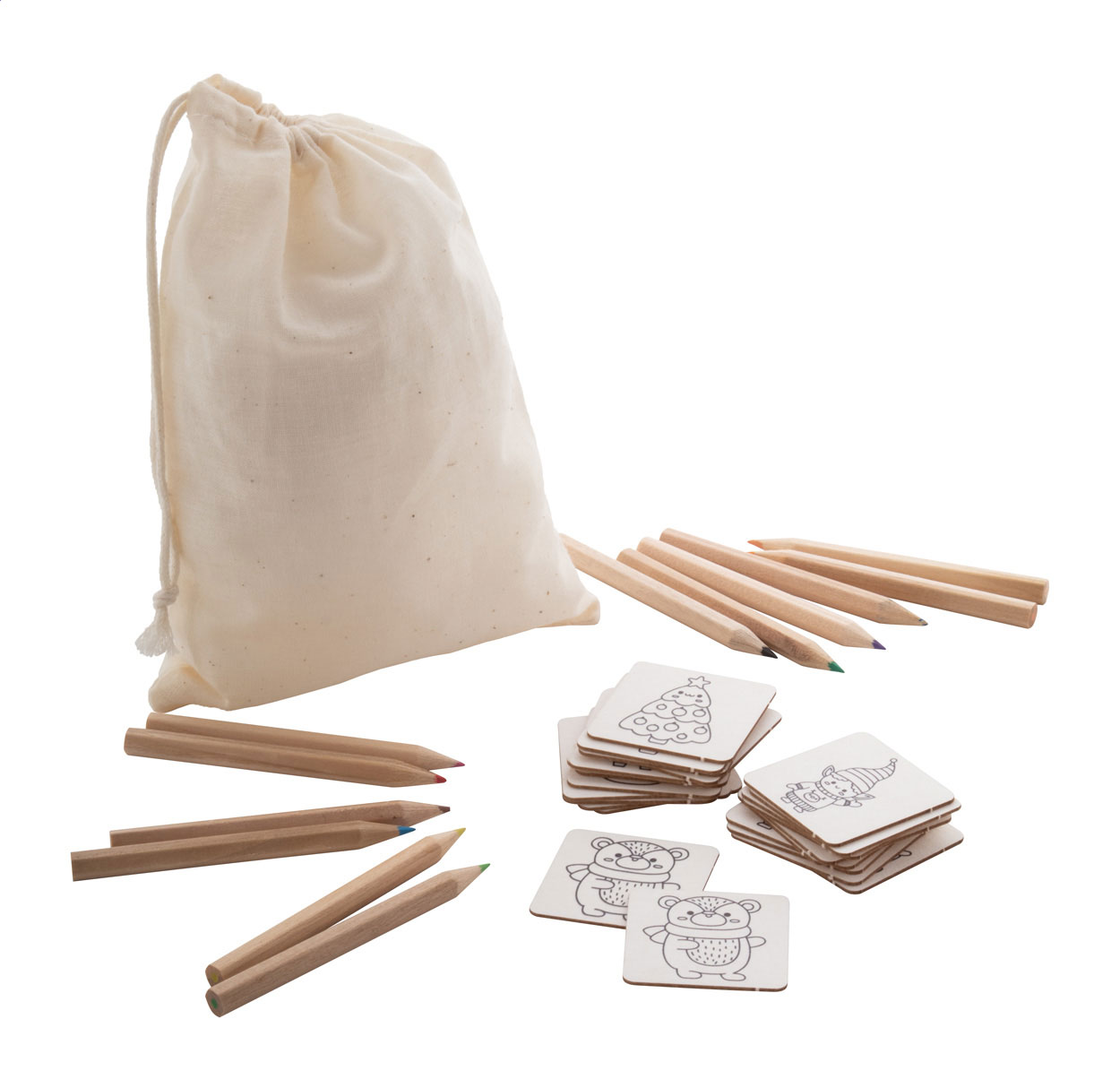 kleur kerstgeheugenspel bedrukken met logo