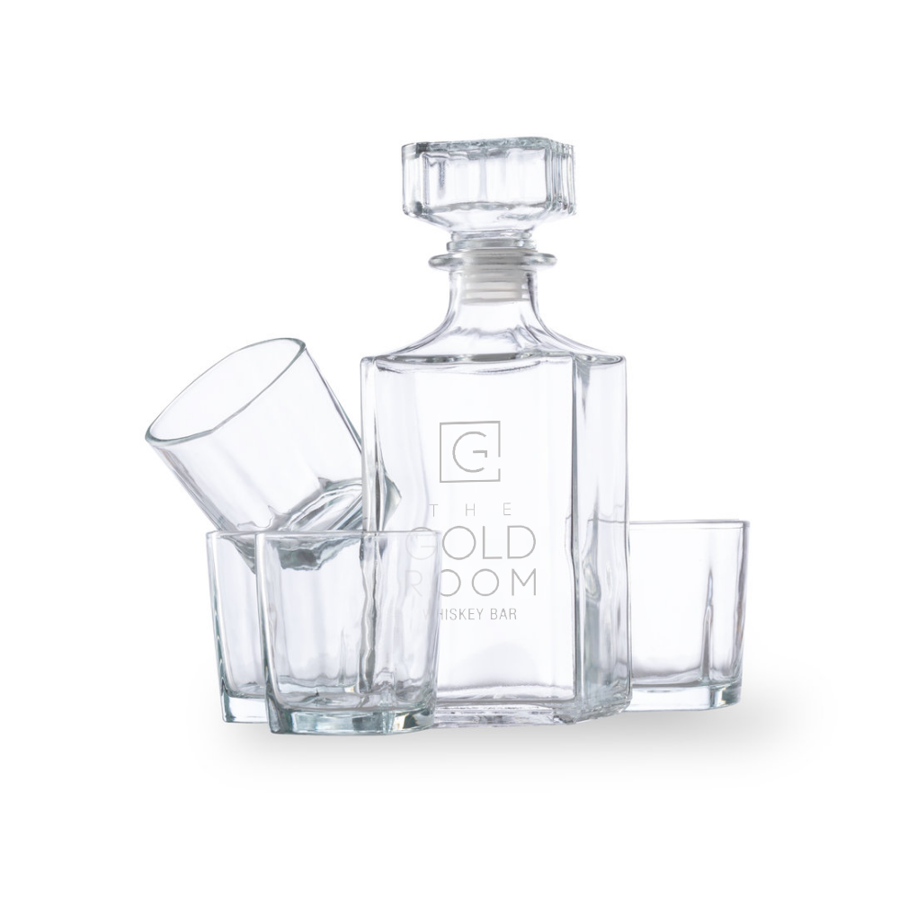 Whisky Set Rockwel bedrukken met logo