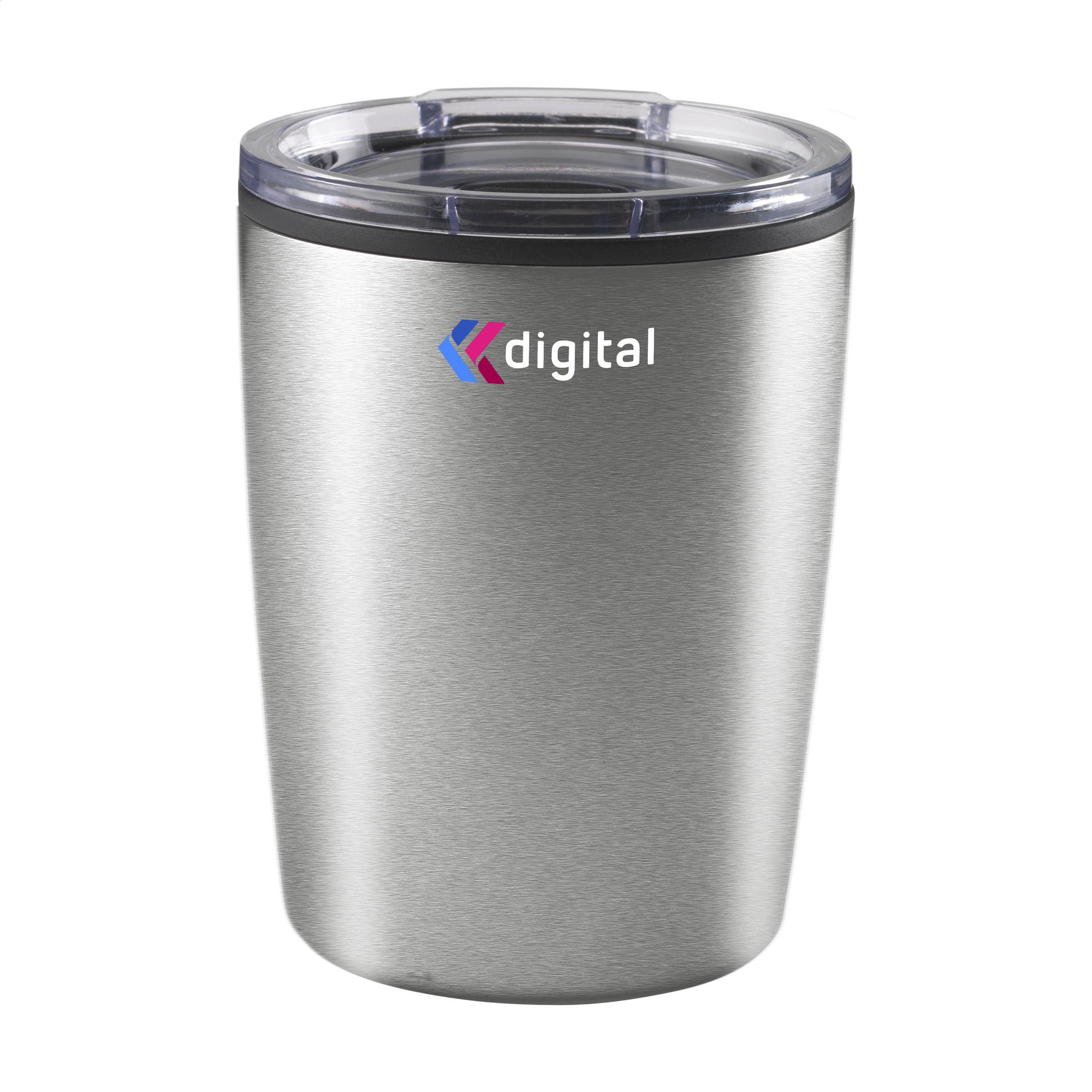 Espresso-to-Go Mug RCS Recycled Steel 170 ml bedrukken met logo
