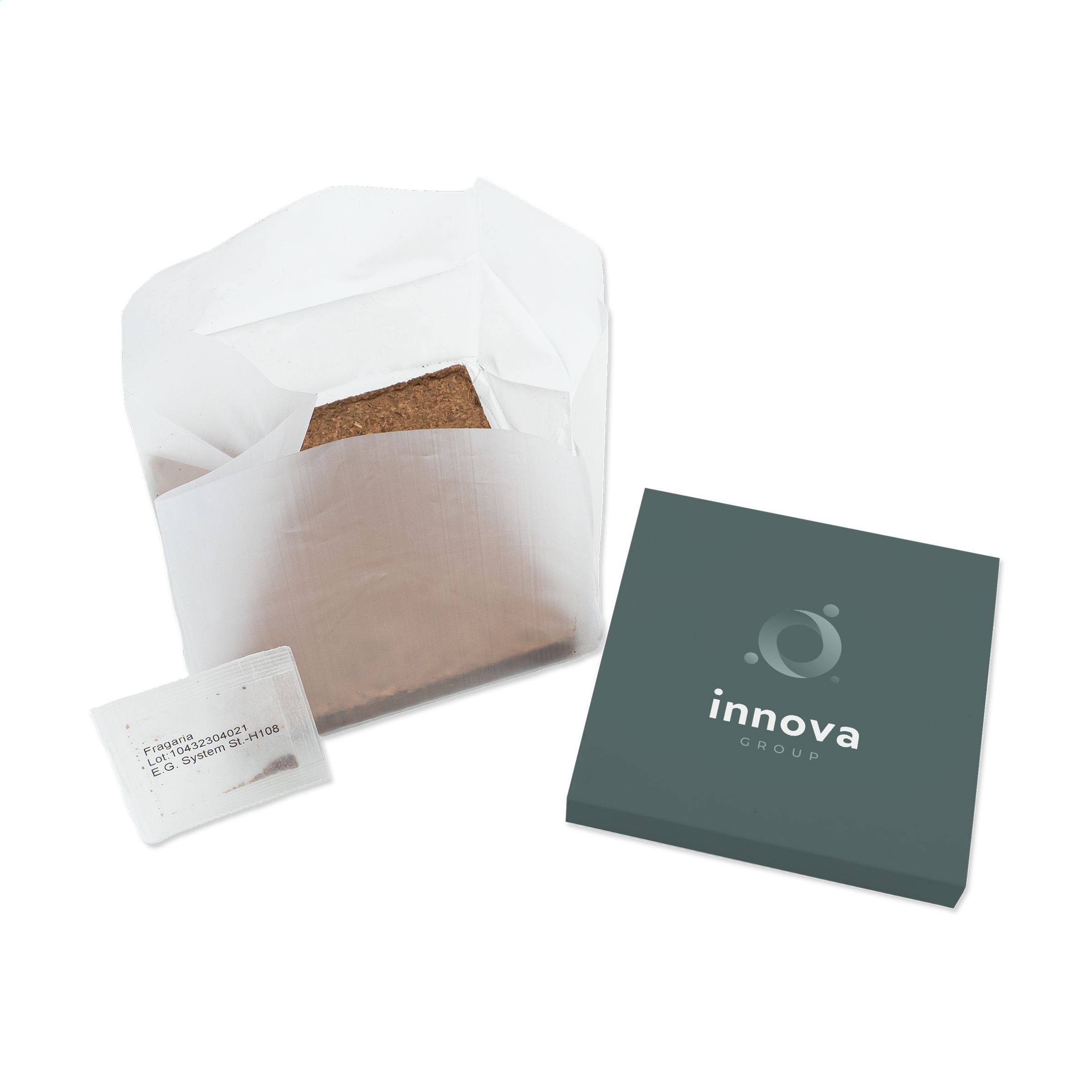 Flora Bloemzaadjes bedrukken met logo