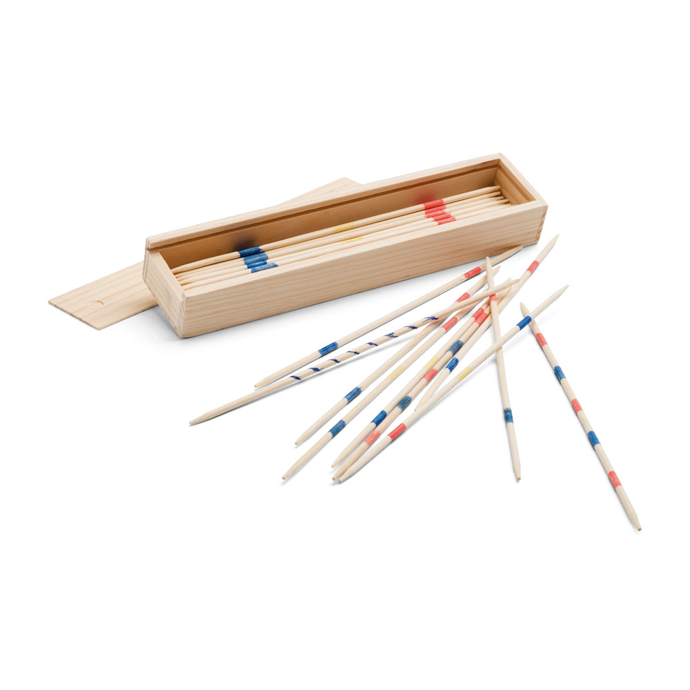 MIKA. Mikadospel bedrukken met logo