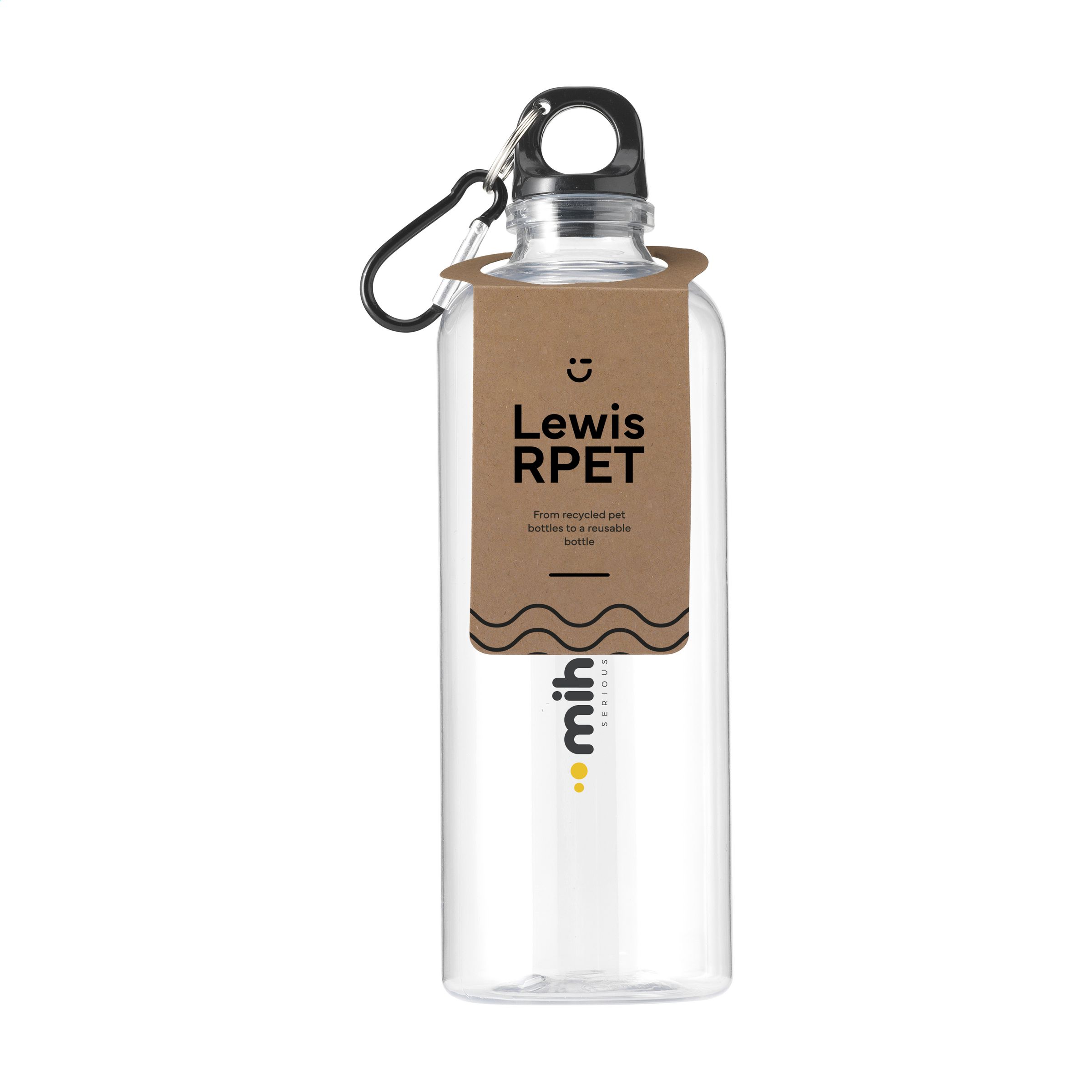 Lewis GRS RPET Bottle 630 ml waterfles bedrukken met logo